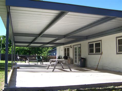 sheet metal patio cover|prefabricated patio covers.